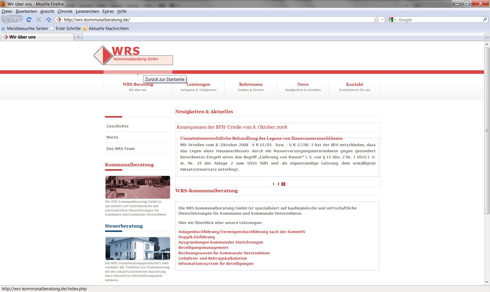 Neue Website im neuen Design