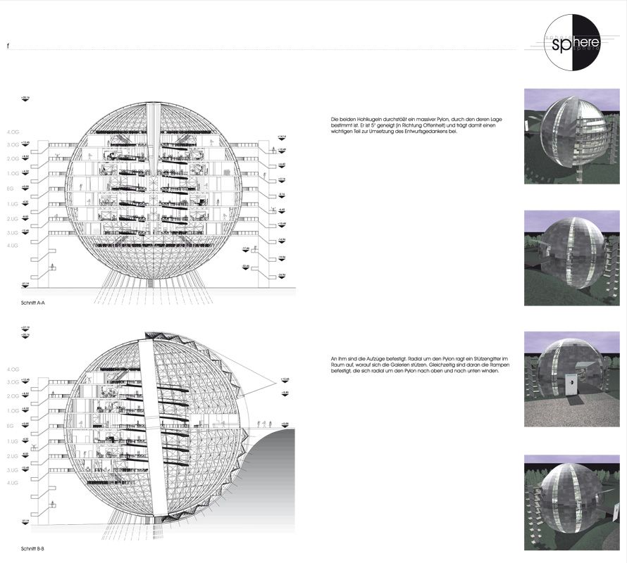 Designstudie eines Ausstellungspavillions von Siemens Healthcare Sector